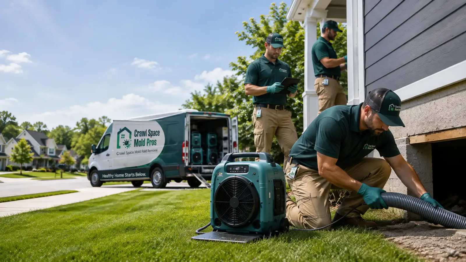 Crawl Space Mold Removal in Colton, OH
